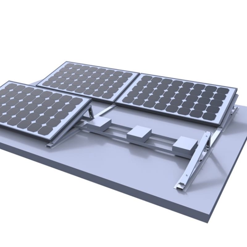 Solar Flat  Roof Solar System Solar Panel Mounting Support -Koodsun