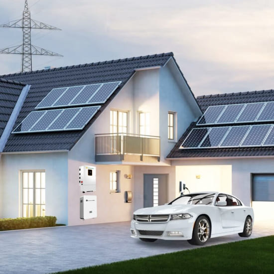 Home Storage 30KW Hybrid Solar System High Voltage With Lithium Battery -Koodsun