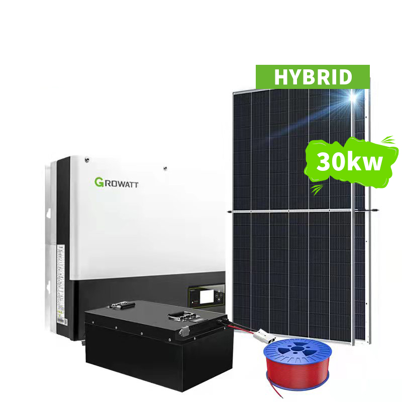 Complete set Solar energy system hybrid 30KW for commercial use -Koodsun