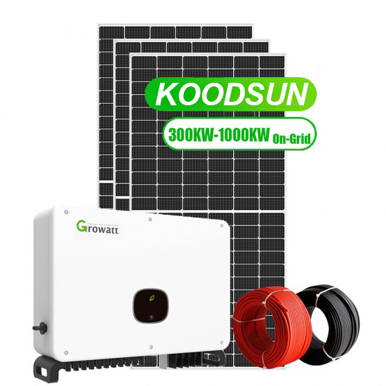 KOODSUN 300KW 500KW 1MW Solar Power Plant Grid-Tied Solar Energy System -Koodsun
