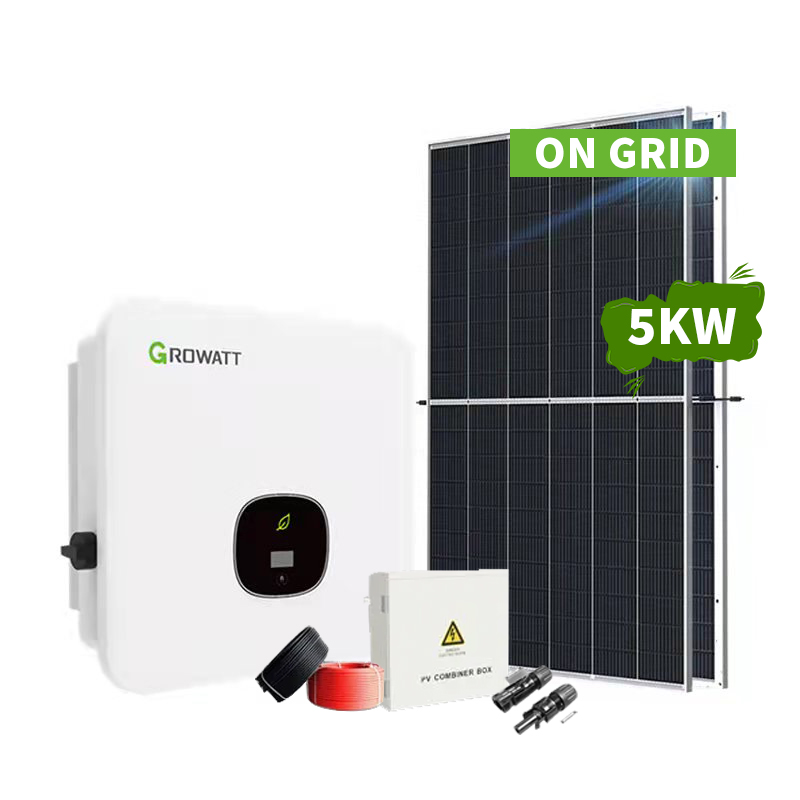 Solar panels system On Grid 5KW for residential use Complete set -Koodsun