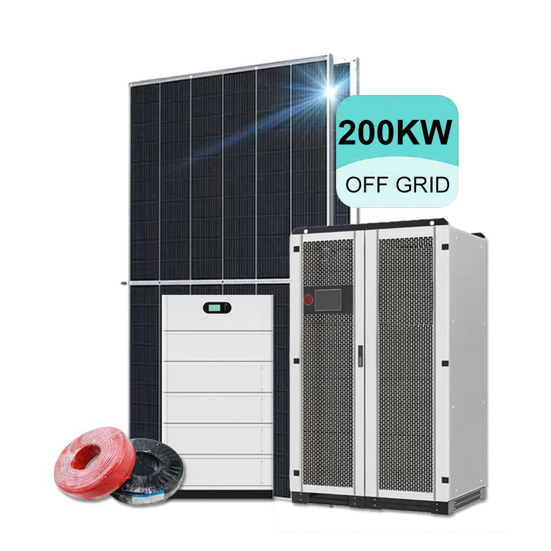 Solar energy system Off grid 200KW for Industrial use Complete set with Battery -Koodsun