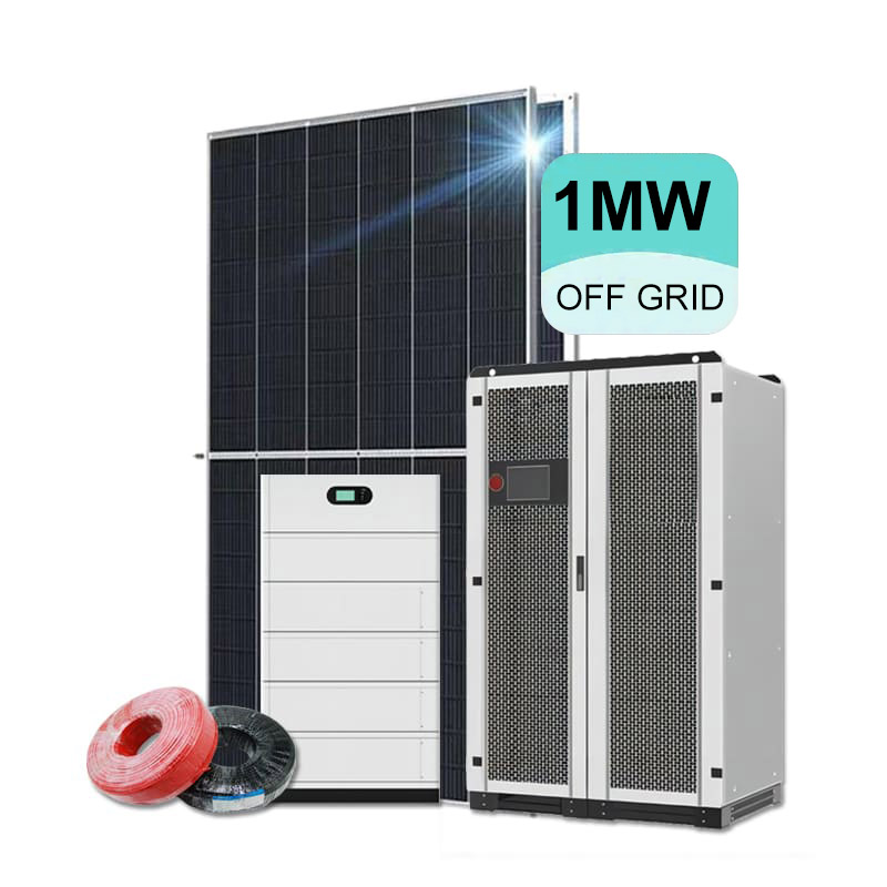 Solar energy system Off grid 1MW for Industrial use Complete set with Battery -Koodsun