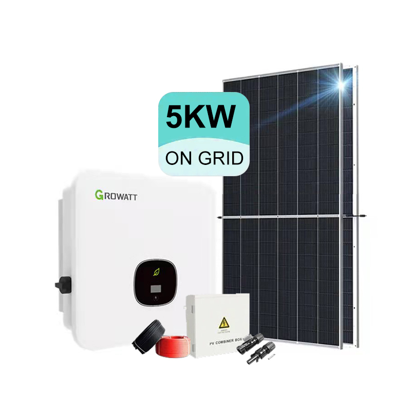 Solar panels system On Grid 5KW for home use Complete set -Koodsun