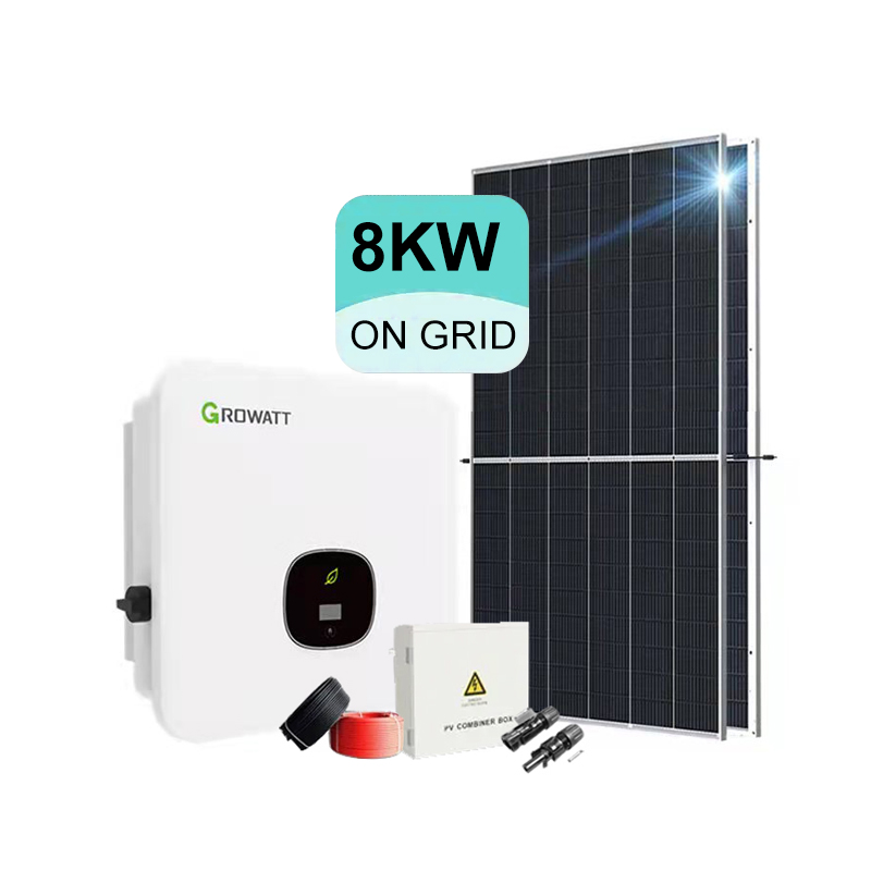 Solar panels system On Grid 8KW for home use Complete set -Koodsun