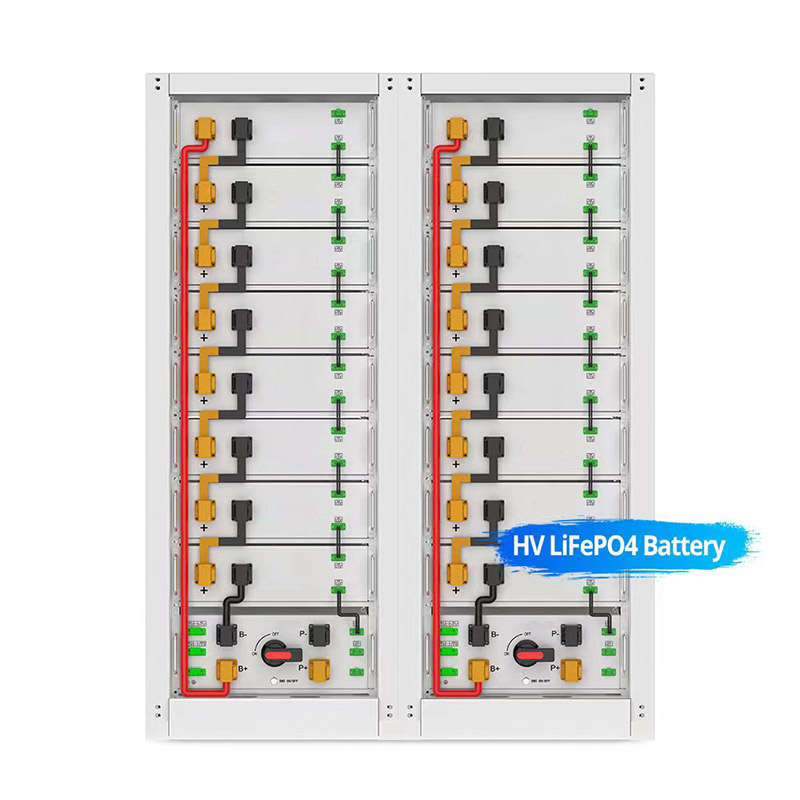 High voltage rack lithium battery with deye hybrid inverter 27kwh 32kwh 37kwh 42kwh 47kwh 52kwh lithium battery pack -Koodsun