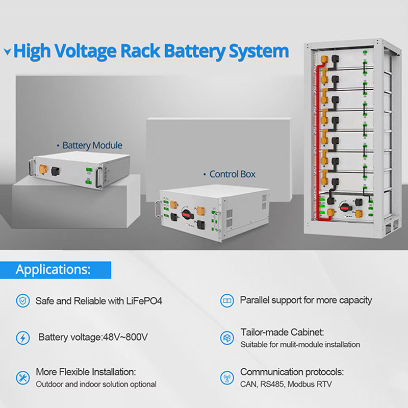 Deye high voltage rack mounted lithium battery for solar storage koodsun 27kwh lithium battery -Koodsun