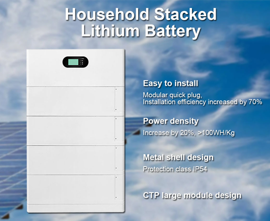 Household stacked lithium battery for ESS KOODSUN Lithium battery 15.96kwh -Koodsun