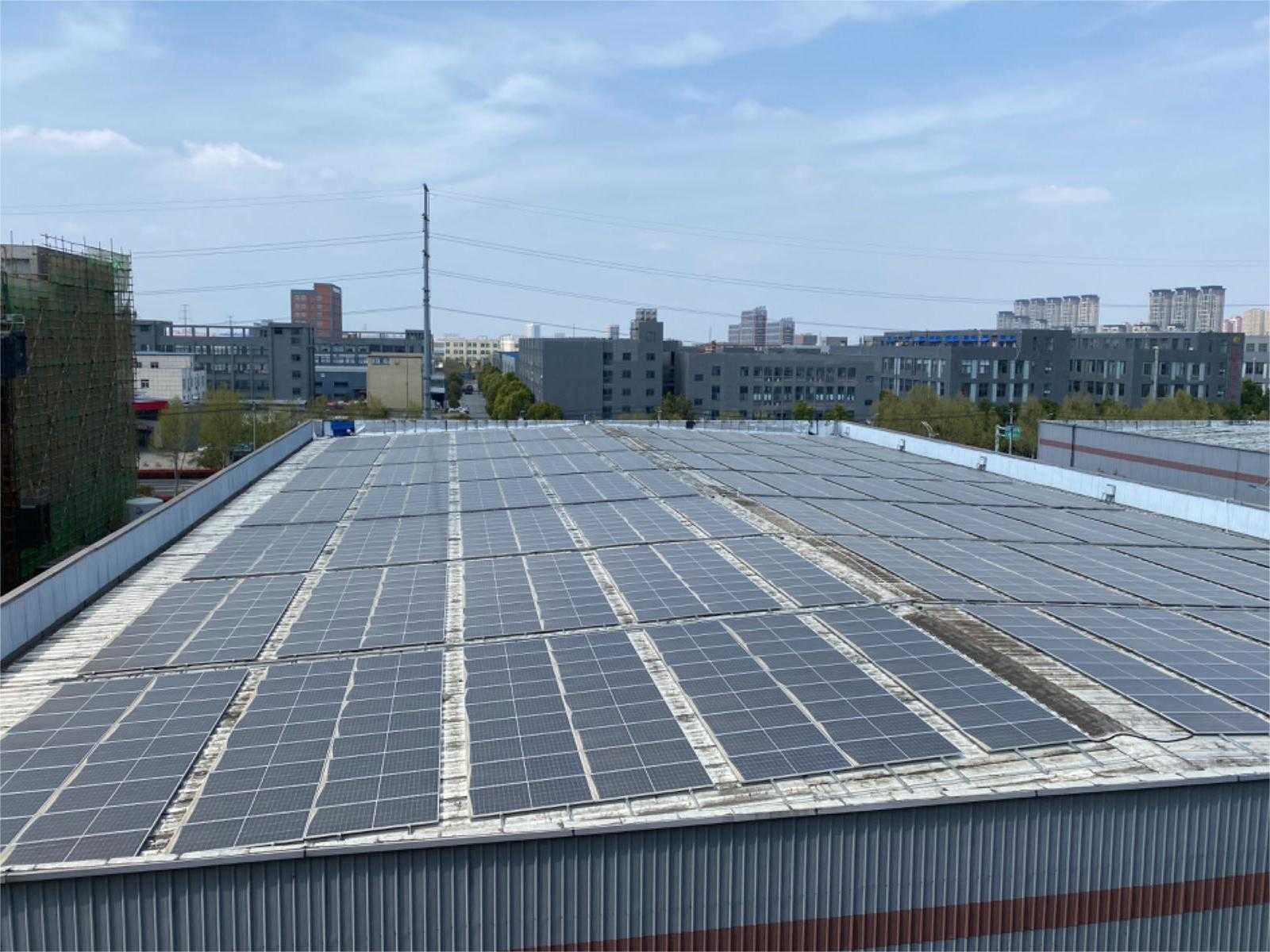 2.2MW Rooftop On Grid Solar System( Henan，China)