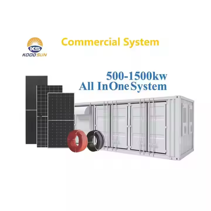 Solar Energy System Factory Price Koodsun 200kw 300kw 500kw Commercial Hybrid Solar System With High Voltage Battery -Koodsun