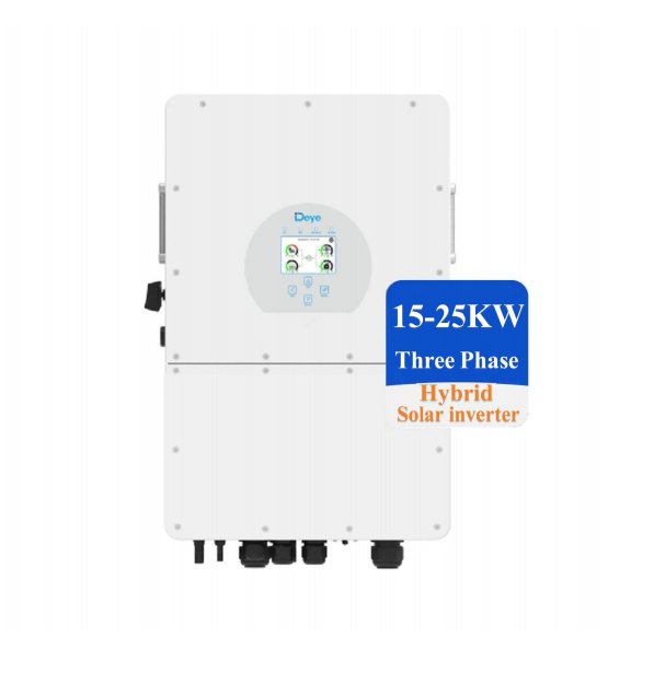 Reasonable Price Deye Three Phase Inverter SUN-15K-SG01HP3-EU-AM2 15KW High Voltage Hybrid Solar Inverters -Koodsun