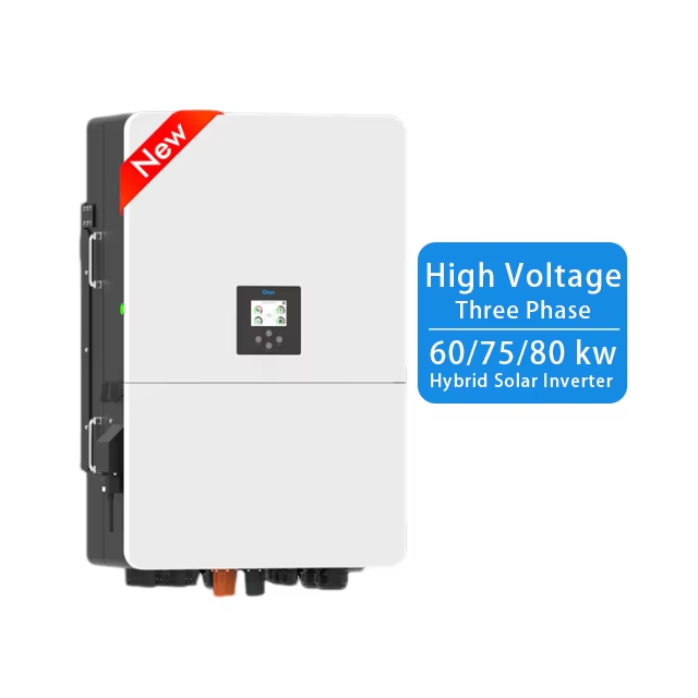 High Quality DEYE SUN-60/75/80K-SG02HP3-EU-EM6 Hybrid 3 Phase Inverter 60kw 75kw 80kw Integrated MPPT HV Battery -Koodsun