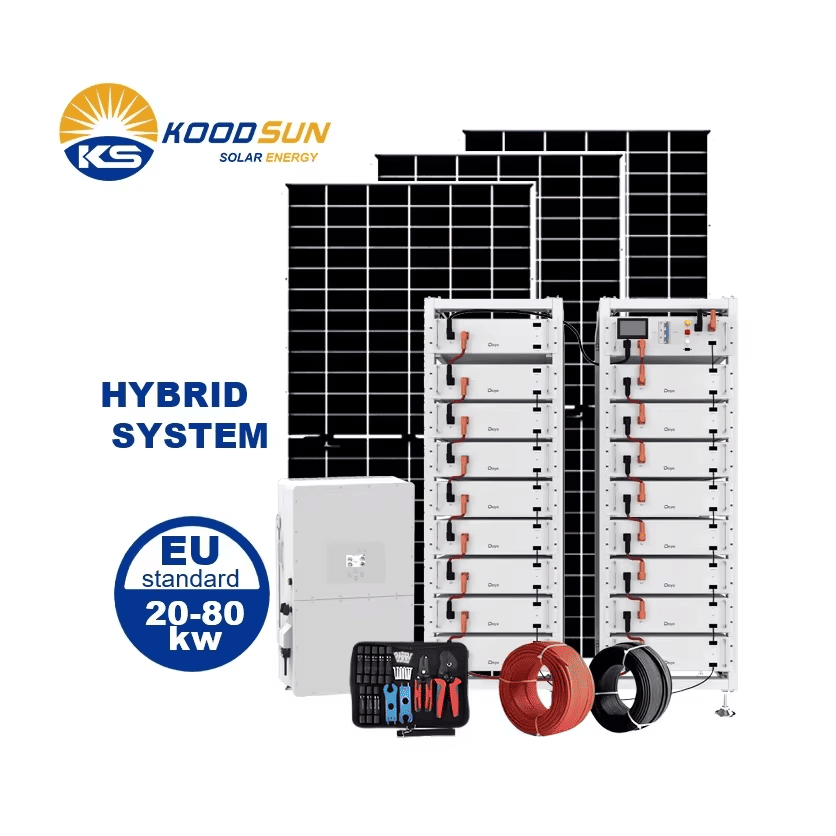 20Kw 80Kwh Solar Energy System Storage 40Kw 50Kw Commercial Use All in One Solar Power Energy Storage System -Koodsun