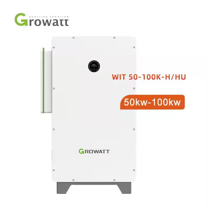 Growatt WIT 100K-HU 100KW High Voltage Hybrid Solar Inverter 2 MPPT 98.2% Efficiency for Utility-Scale PV Systems -Koodsun