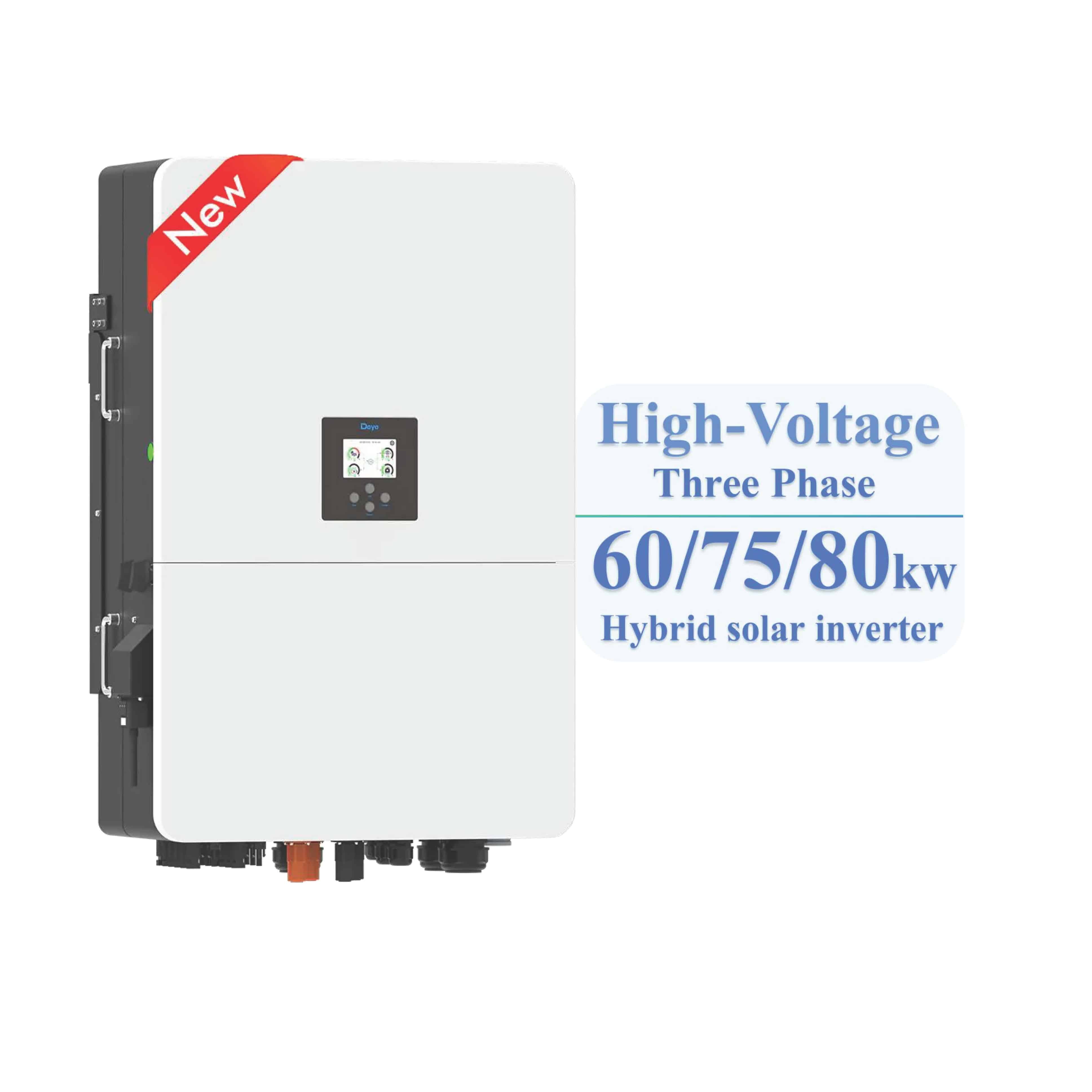 Deye Hybrid Inverter Solar Power Inverter Hybrid 3 Phasen Eu 80kw SUN-80K-SG02HP3-EU-EM6 -Koodsun