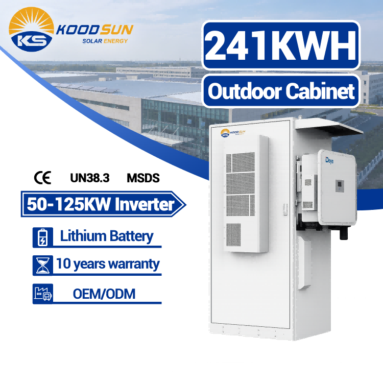 Koodsun High Quality Smart Air Cooled 50kW 100kWh Outdoor Energy Storage System IP55 Waterproof Battery Cabinet -Koodsun