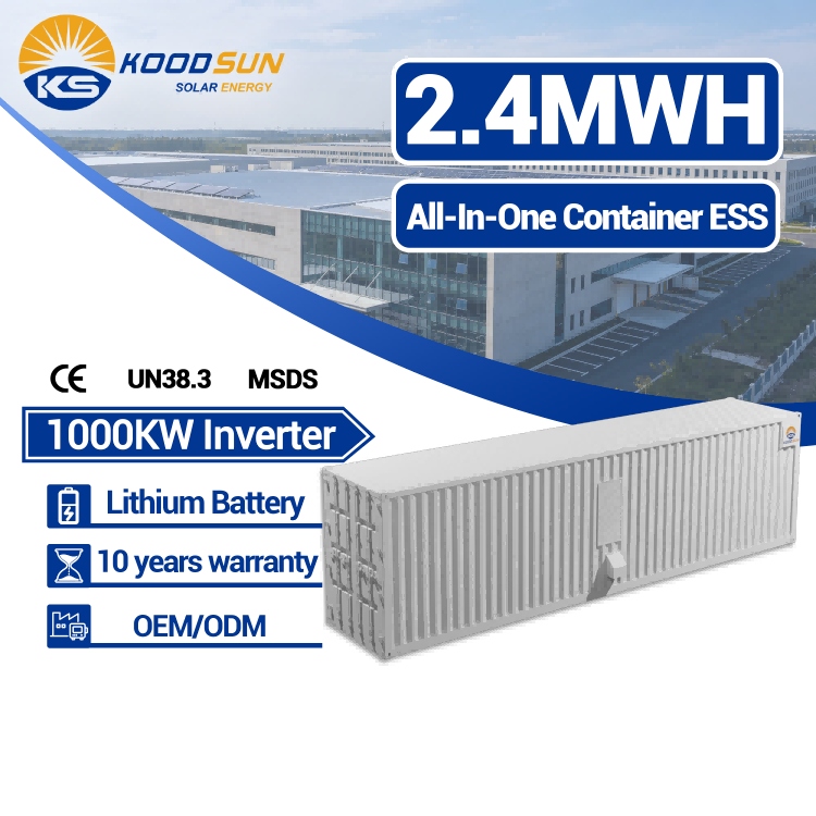 Koodsun High Voltage Container ESS 1MWh 2MWh Megawatt Solar Energy Storage SystemContainerized BESS with Smart Cooling and EMS -Koodsun