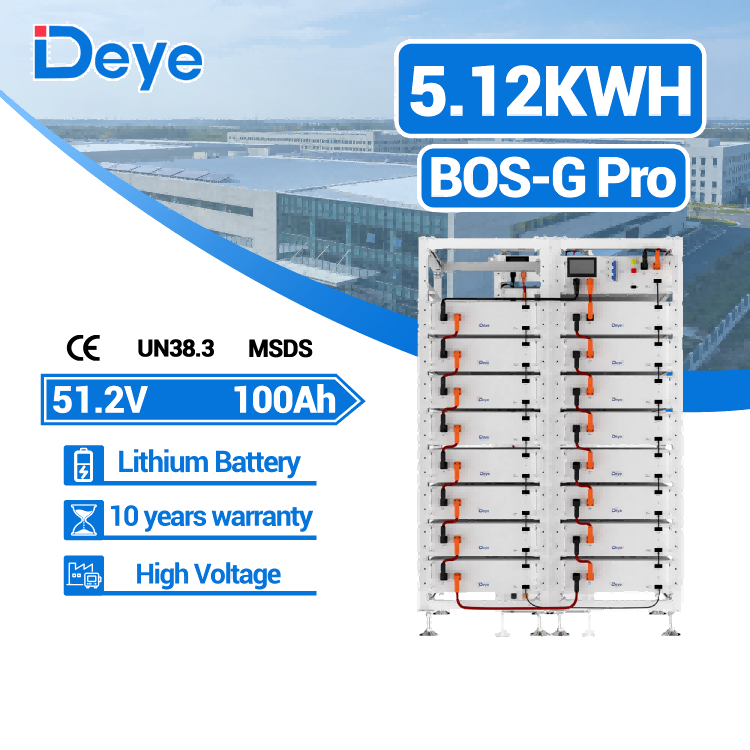 Deye High Efficiency  51.2V 100Ah  ESS BOS-G LiFePO4 in Stock Battery Pack Home  High Voltage Solar Energy Storage Battery -Koodsun