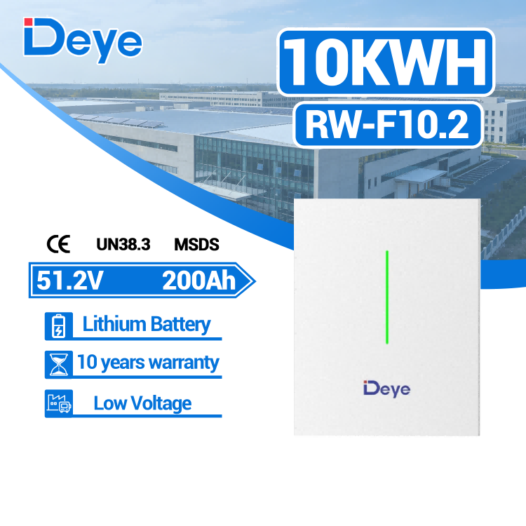 Deye RW-F10.2 LiFePO4 16kWh 51.2V 314 Wall-Mounted All-In-One Home ESS Battery IP20 10-20kW Output Hybrid Grid -Koodsun