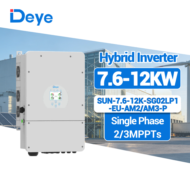 Deye SUN-10/12K-SG02LP1-EU-AM3-P 10kw 12kw Single Phase Hybrid Inverter LV Battery Supported for Home Solar System -Koodsun
