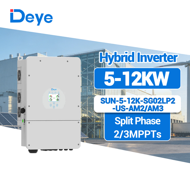 Deye Split Phase 10KW 12KW Hybrid Inverter SUN-10/12K-SG02LP2-US-AM3 120V 240V 50/60Hz Solar Power System Home Use -Koodsun