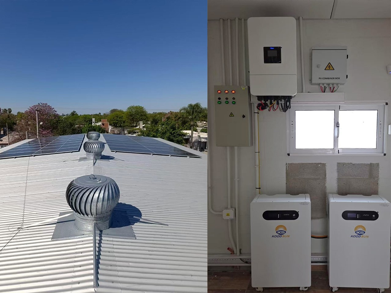 15kW Solar + 32kWh Battery Storage Project for a Factory in Argentina